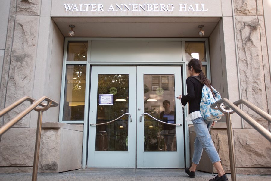 Walter Annenberg Hall, home to the School of Education and Social Policy.  