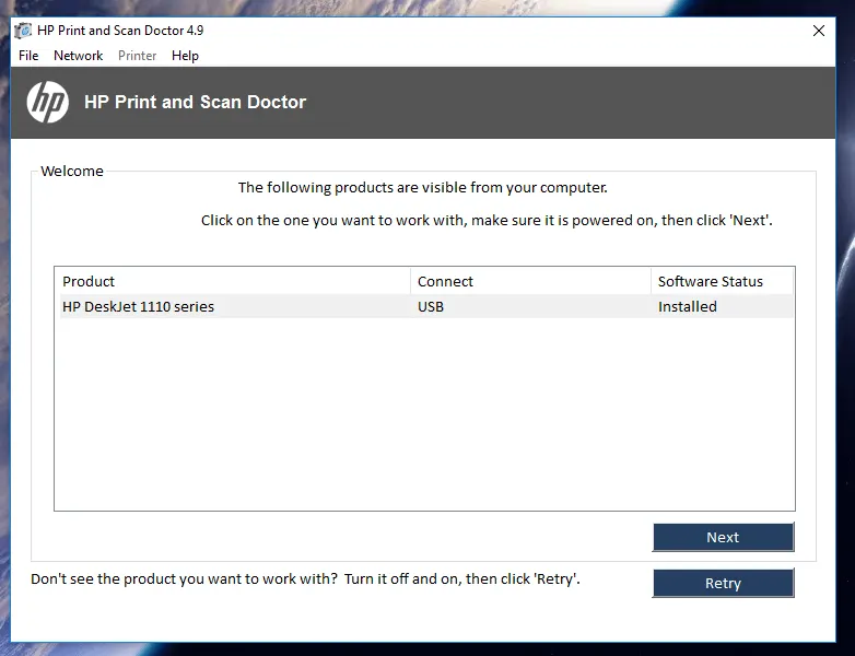 HP Print and Scan Doctor