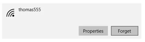 Windows 10 can't connect to this network